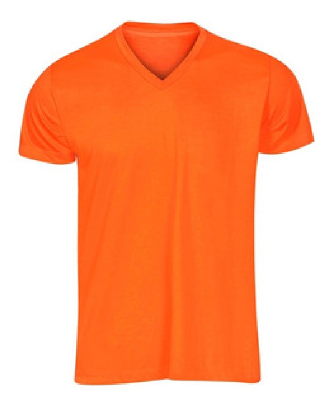 Camiseta laranja promocional